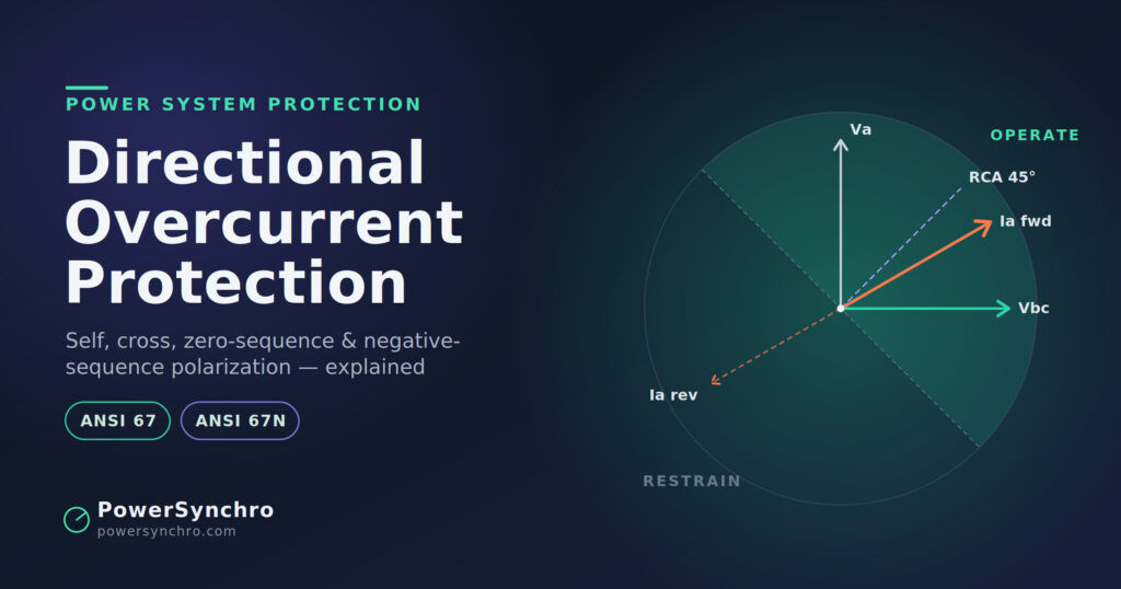 Directional Overcurrent Protection ANSI 67
